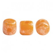 Les perles par Puca® Minos kralen Orange opal splash 81260/94401
